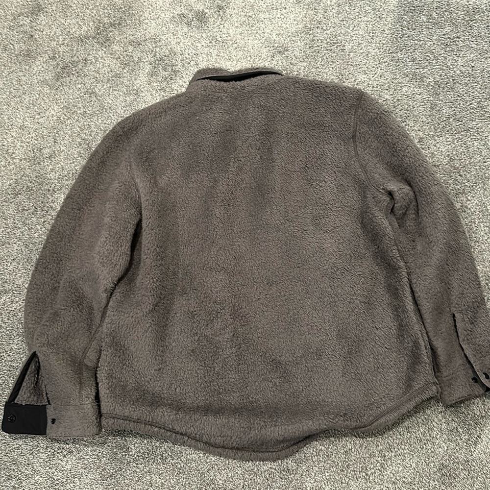 OuterKnown Men's Cozy Teddy Shacket Button Up - XL - Picture 6 of 7